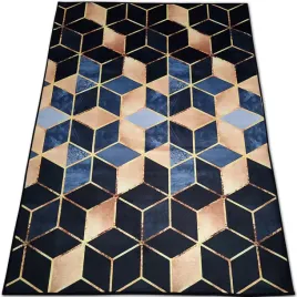 dywan-geometryczny-fancy-140x200-kostki-antyposlizgowy-czarny-zloty-glamour