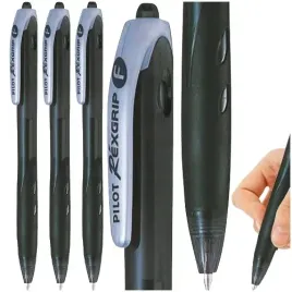 dlugopis-olejowy-z-zatyczka-czarny-rexgrip-biurowy-szkolny-pilot-3-sztuki