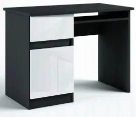 055064-biurko-1d1s-100cm-czarny-polysk-kolory