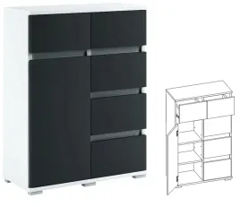 101012-regal-slupek-szafka-lazienkowa-przedpokoj-62-100-bialo-czarny