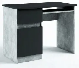 055083-biurko-1d1s-100cm-beton-czarny-czarny-kolory