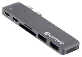 estuff-usb-c-slot-in-hub-pro-grey