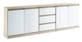 059022-komoda-zestaw-4d3s-256cm-sonoma-bialy-kolory