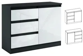 014064-komoda-b1d3s-100cm-czarny-polysk-kolory