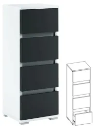 097012-regal-slupek-szafka-lazienkowa-przedpokoj-32-100-bialo-czarny