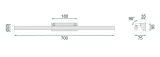 kinkiet-led-app363-1w-70cm-chrome-liczba-punktow-swiatla-1