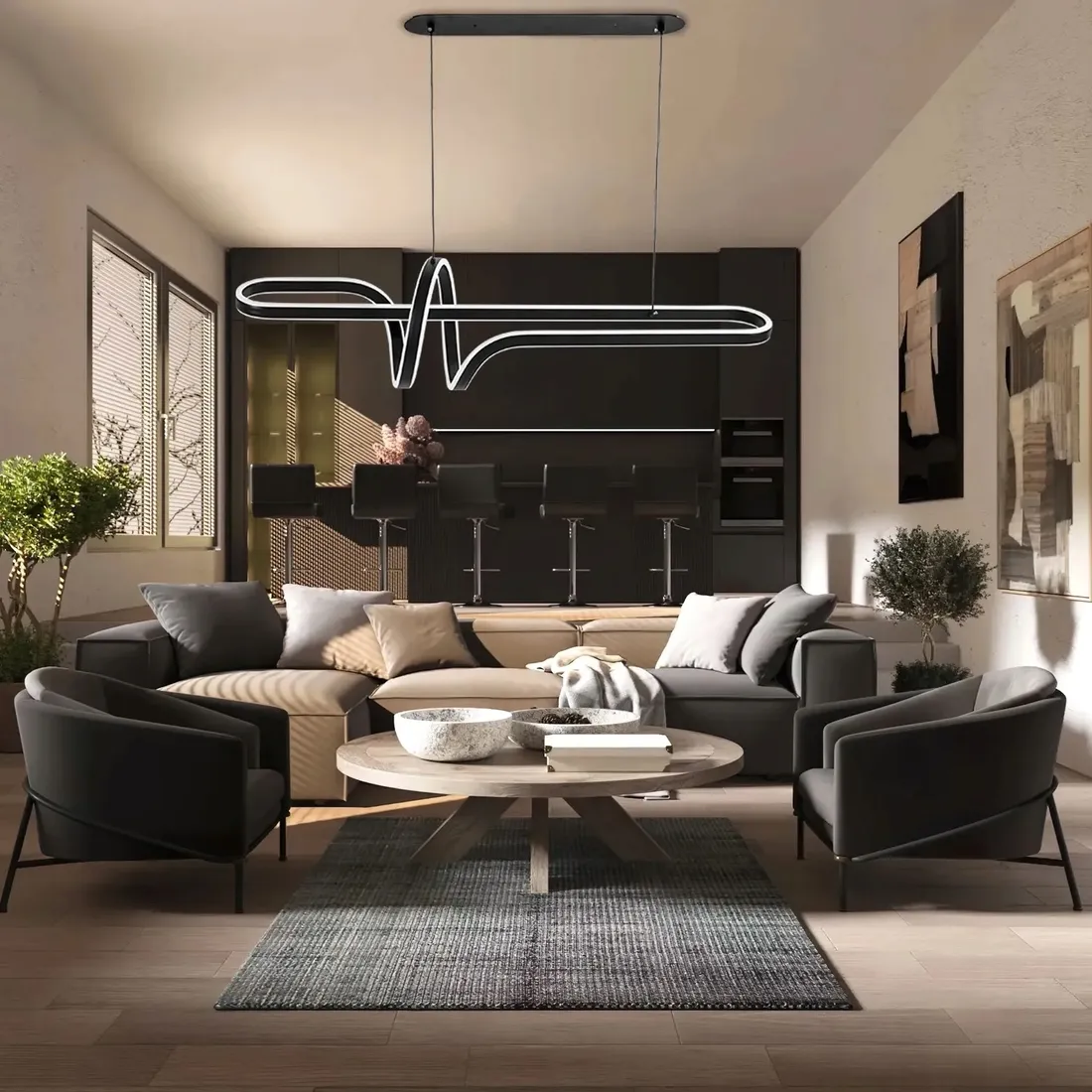 lampa-led-wiszaca-sufitowa-czarna-duza-98cm-do-salonu-jadalni-g038-cp-black-stan-nowy