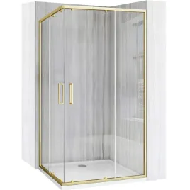 kabina-prysznicowa-80x100-zlota-narozna-rozsuwana-rea-city-brush-gold