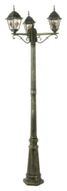 latarnia-uliczna-ogrodowa-klasyczna-potrojna-zlota-antyczna-195-cm-rabalux