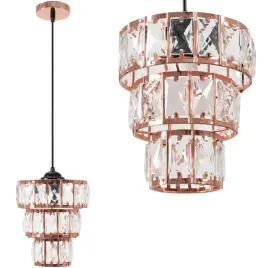 lampa-wiszaca-glamour-krysztalowa-rose-gold-e27