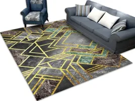 nowoczesny-antyposlizgowy-dywan-fancy-200x300-trojkaty-grey-green-gold-hit