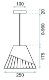 lampa-app228-1cp-white-black-dlugosc-wysokosc-26-cm