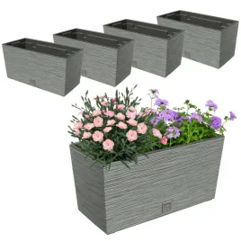 4x-doniczka-12l-skrzynka-balkonowa-395x195-cm-szara-pojemny-wklad-8l