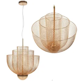 lampa-sufitowa-wiszaca-led-azurowa-rose-gold-metalowa