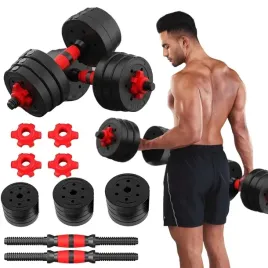 hantle-bitumiczne-regulowane-2x20-kg-do-cwiczen-silowych-ciezar-zestaw-40kg