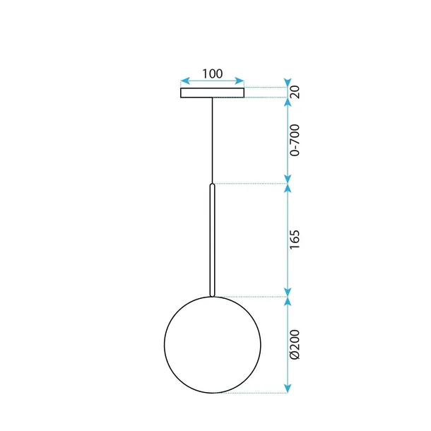 lampa-app1684-1cp-20cm-chrome-dlugosc-wysokosc-16-5-cm