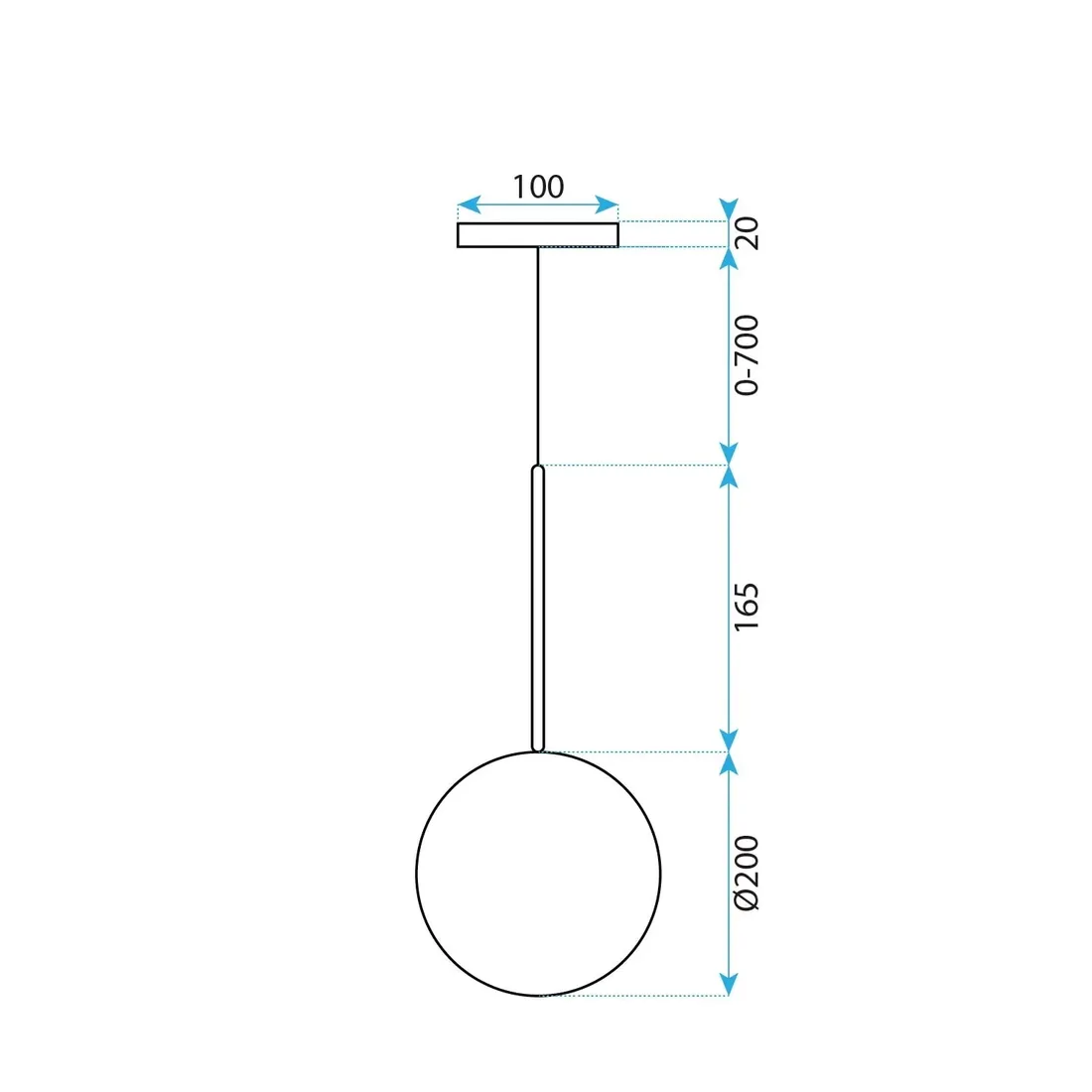 lampa-app1684-1cp-20cm-chrome