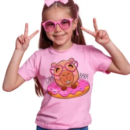 koszulka-t-shirt-dziecieca-rozowy-dla-dziewczynki-kapibara-rozmiar-134-140