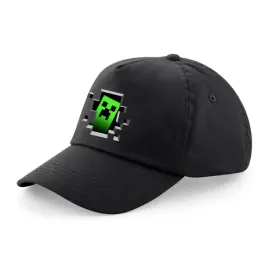 czapka-z-daszkiem-minecraft-creeper-z-nadrukiem-dziecieca-dla-gracza