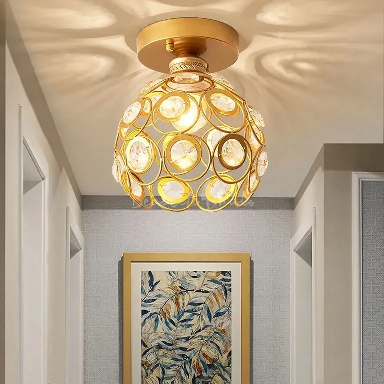 lampa-sufitowa-krysztalowa-elegancka-zlota-plafon-do-salonu-przedpokoju-stan-nowy