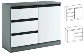 010094-komoda-b1d3s-79cm-antracyt-bialy-kolory