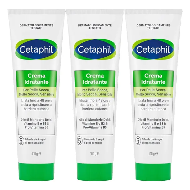 3x Cetaphil Moisturizing Cream krem nawilżający 100 g