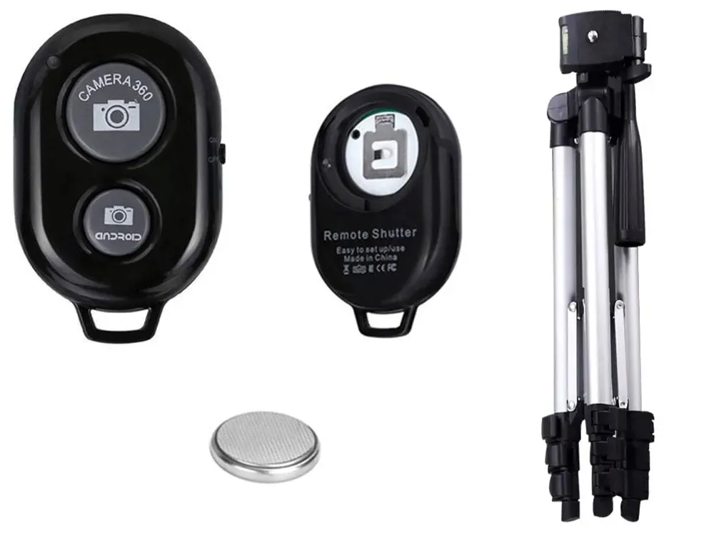 statyw-tripod-pilot-bluetooth-uchwyt-na-telefon-stan-nowy