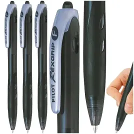 dlugopis-olejowy-z-zatyczka-czarny-rexgrip-biurowy-szkolny-pilot-3-sztuki