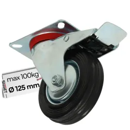 kolo-125-mm-skretne-z-hamulcem-guma-lozysko-waleczkowe-100-kg-montaz-skrzyn