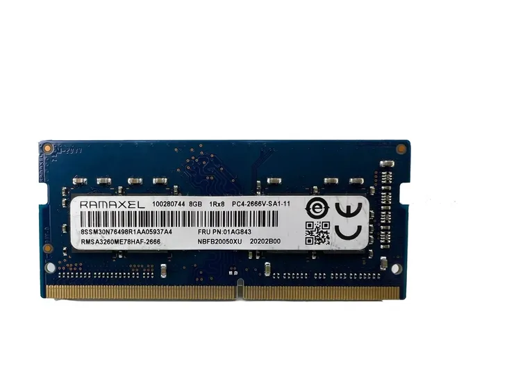 RAMAXEL 8GB DDR4 1Rx8 PC4-2666V-SA1-11 RMSA3260ME78HAF-2666