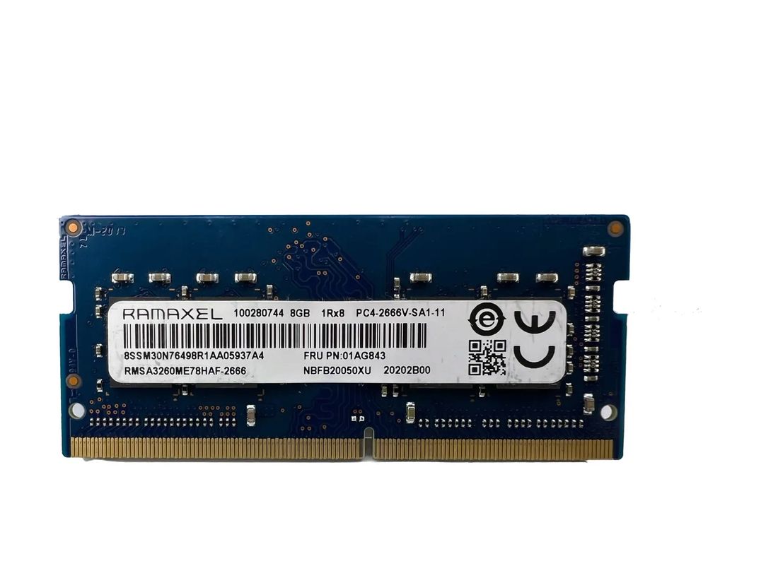 RAMAXEL 8GB DDR4 1Rx8 PC4-2666V-SA1-11 RMSA3260ME78HAF-2666