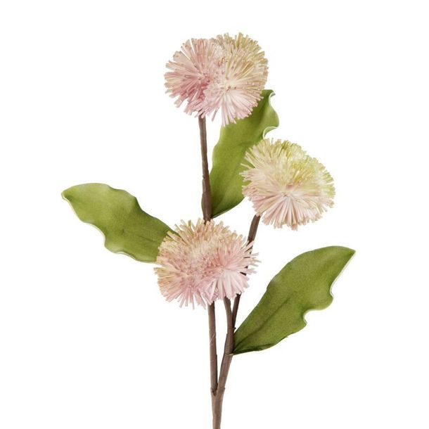 Sztuczny kwiat dekoracyjny FLORE 67 x 30 cm różowy/zielony x6