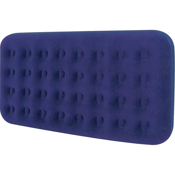 Materac Pompowany Dmuchany Jednoosobowy 191x99x22cm Welur Flokowany Avenli