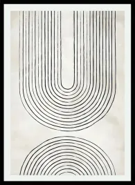plakat-na-sciane-do-salonu-ozdobne-rysunkowe-luki-w-stylu-modern-100x70-cm