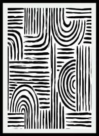 plakat-na-sciane-ciemne-linie-na-bialym-tle-nowoczesny-wyglad-100x70-cm