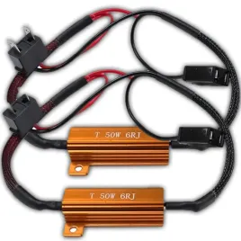 2x-rezystor-led-h7-50w-6ohm-wtyczka-gniazdo-canbus-dekoder-filtr-opornik