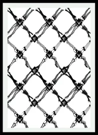 plakat-na-sciane-do-salonu-tajemnicze-czarne-linie-modern-look-100x70-cm