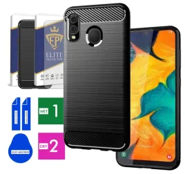 etui-na-telefon-samsung-galaxy-a40-carbon-pancerne-szklo-oryginalne