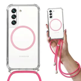 etui-do-samsung-s22-crossbody-case-magsafe-rozowy-smycz-malinowy-stylowy