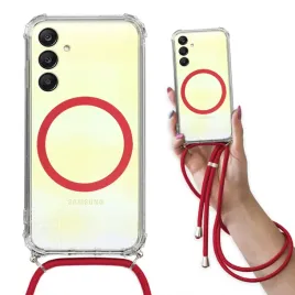 etui-do-samsung-a26-5g-crossbody-case-magsafe-czerwony-smycz-ochrona-hit