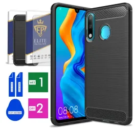 etui-na-telefon-huawei-p30-lite-carbon-pancerne-szklo-oryginalne