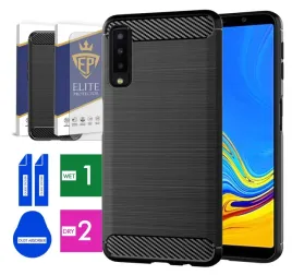 etui-na-telefon-samsung-galaxy-a7-2018-carbon-pancerne-szklo-oryginalne