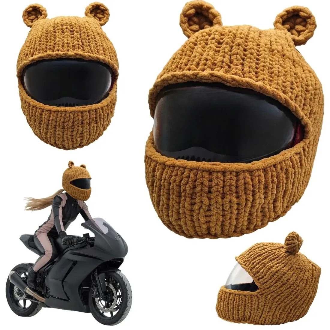 czapka-na-kask-bear-rider-stan-nowy