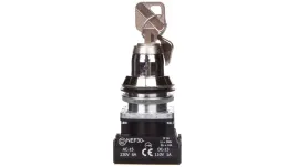 przelacznik-2-polozeniowy-niestabilny-klucz-30mm-srebro-1z-1r-z-samopowrote