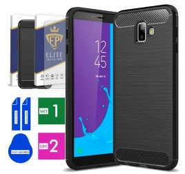 etui-na-telefon-samsung-galaxy-j6-plus-carbon-pancerne-szklo-oryginalne