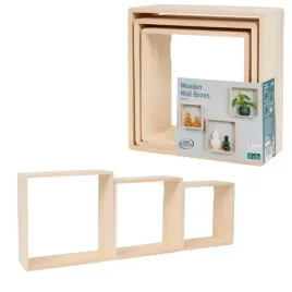 drewniany-regal-scienny-cube-3-szt-rozne-rozmiary-braz-jasny-polki-wiszace
