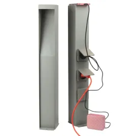 lampa-ogrodowa-led-slupek-elektryczny-z-dwoma-gniazdami-oraz-usb-stone-grey