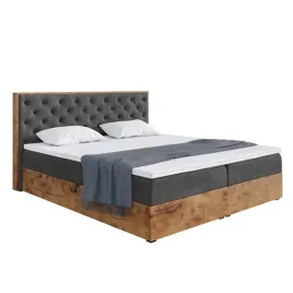 lozko-czarne-sypialniane-materac-pojemniki-zaglowek-180x200-cm-woodin-3