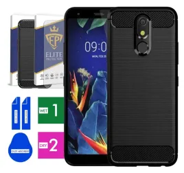 etui-na-telefon-lg-k40-carbon-pancerne-szklo-oryginalne