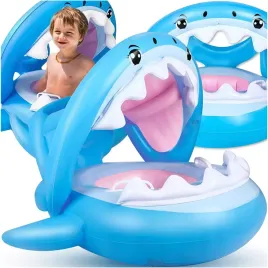 kolo-do-plywania-dla-dzieci-dmuchane-ponton-z-siedziskiem-i-daszkiem-rekin
